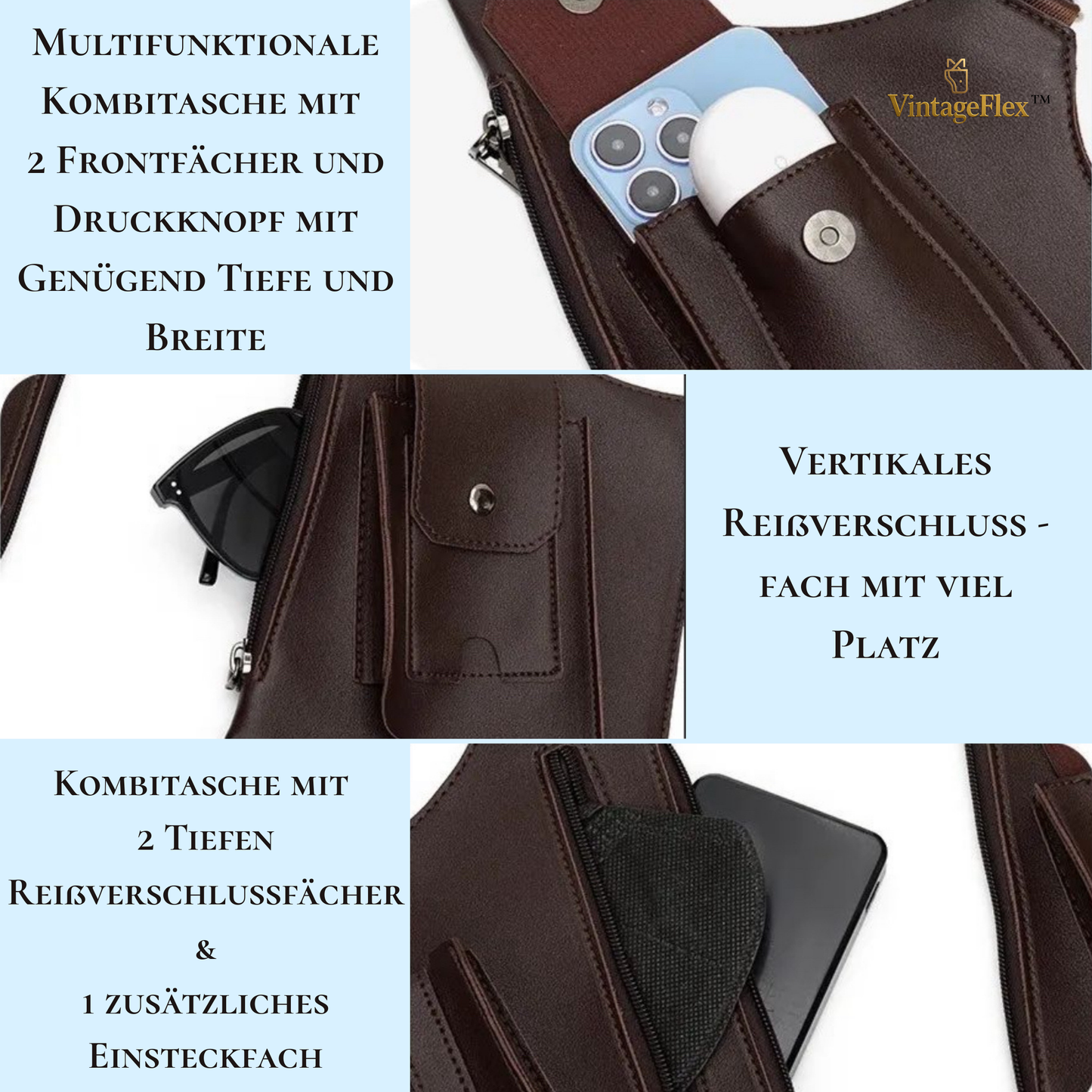 VintageFlex™ | Multifunktions-Schulterholster