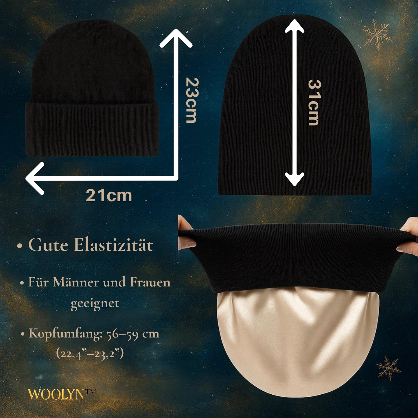 WOOLYN™ | Modische Wollmützen, weich & warm